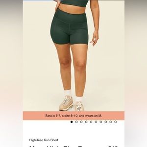 Girlfriend Collective high rise run short
